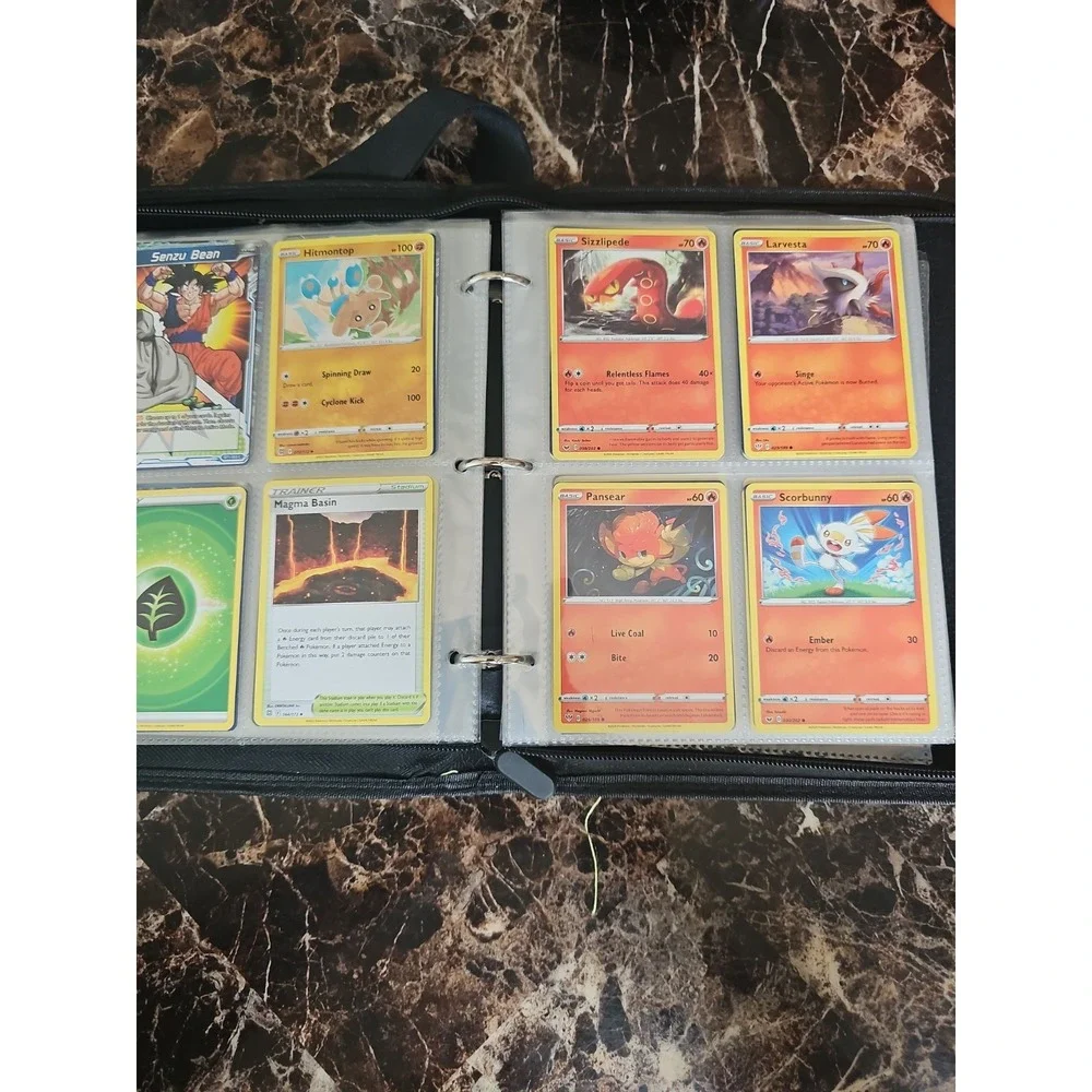 Pokemon And Dragon Ball Card Lot In Pokemon Binder